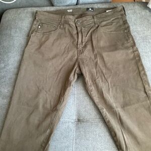 EUC Adriano Goldschmied Tells Modern Slim Dark Brown Jeans 36 x 34